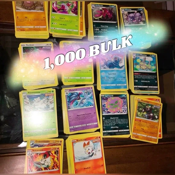 1000 random pokemon cards Pokemon Limited Edition TCG: Random Cards from Every Series, 100 Cards in  Each Lot main image 0